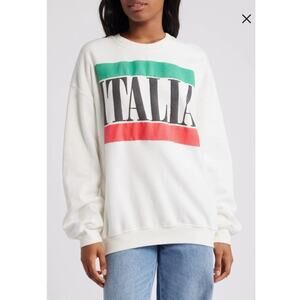 Daydreamer Italia Cotton Graphic Cotton Sweatshirt Size XS